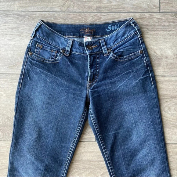 Silver Slim Bootcut Sukiyaki Jeans - Picture 3 of 15